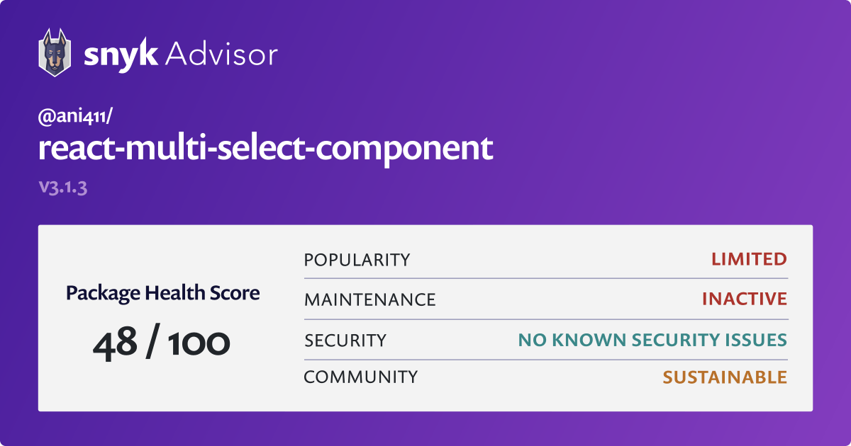 ani411-react-multi-select-component-npm-package-snyk