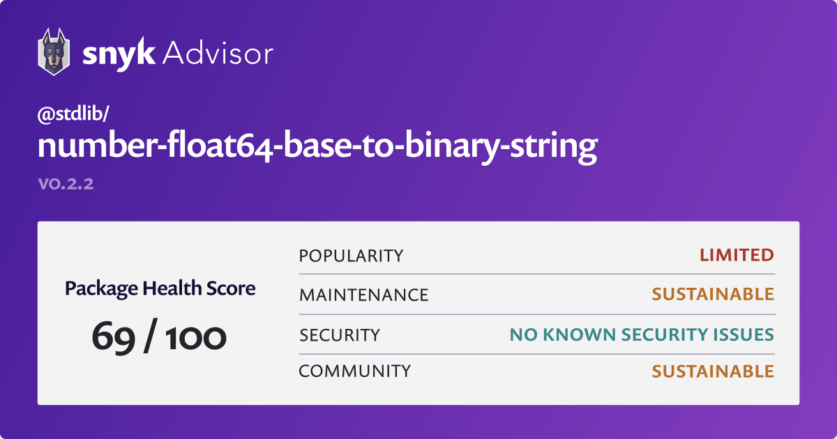 stdlib-number-float64-base-to-binary-string-npm-package-snyk