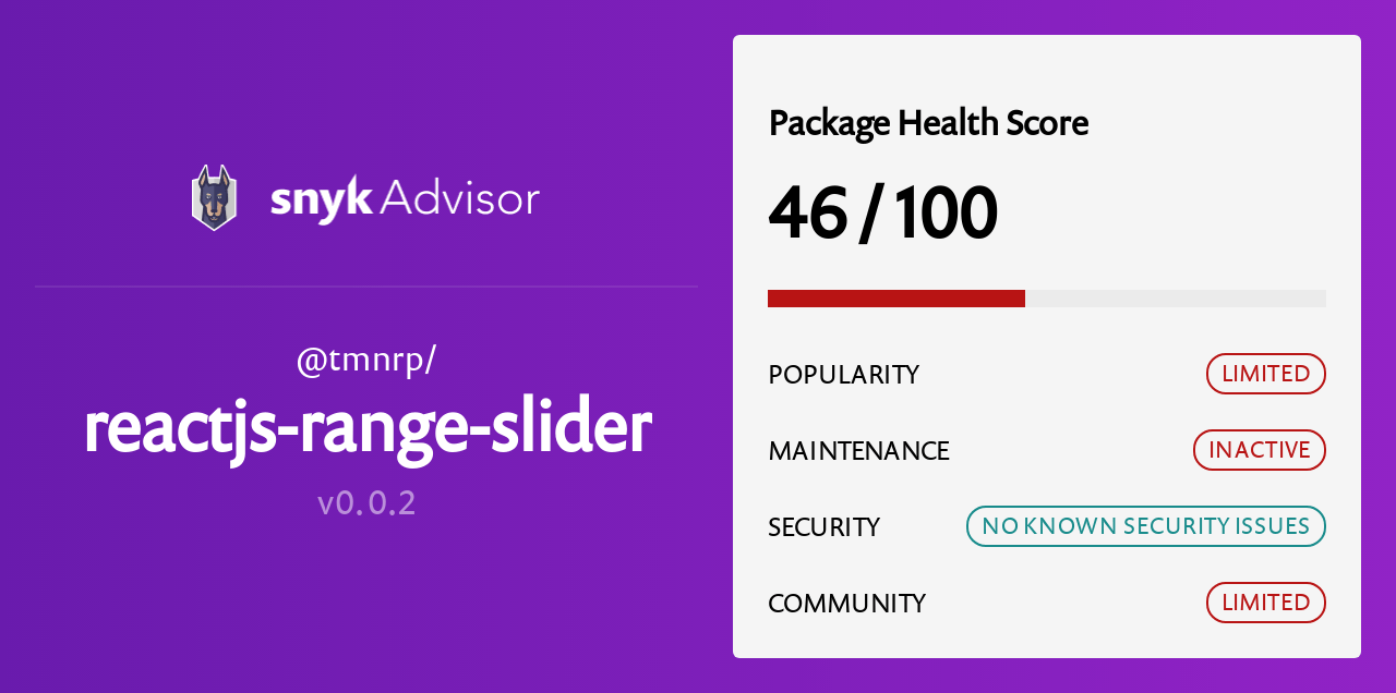 tmnrp-reactjs-range-slider-npm-package-snyk