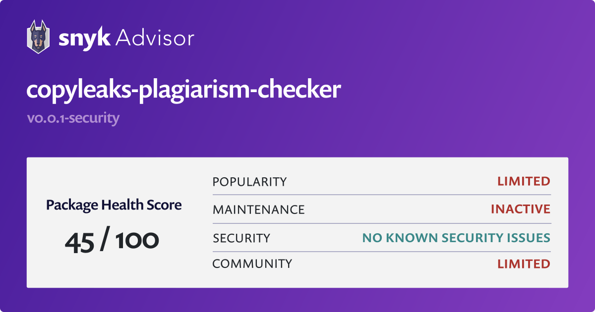 Copyleaks Plagiarism Checker