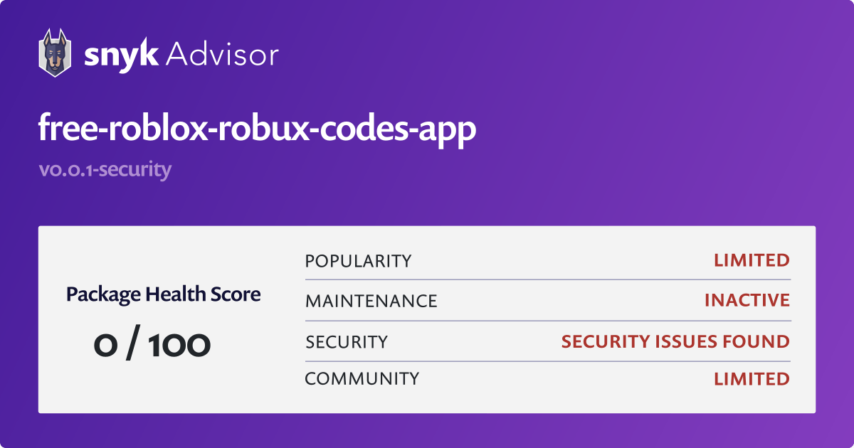 free-roblox-robux-codes-app - npm package