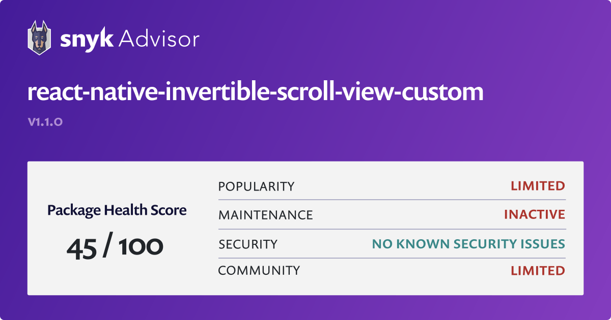 react-native-invertible-scroll-view-custom-npm-package-snyk
