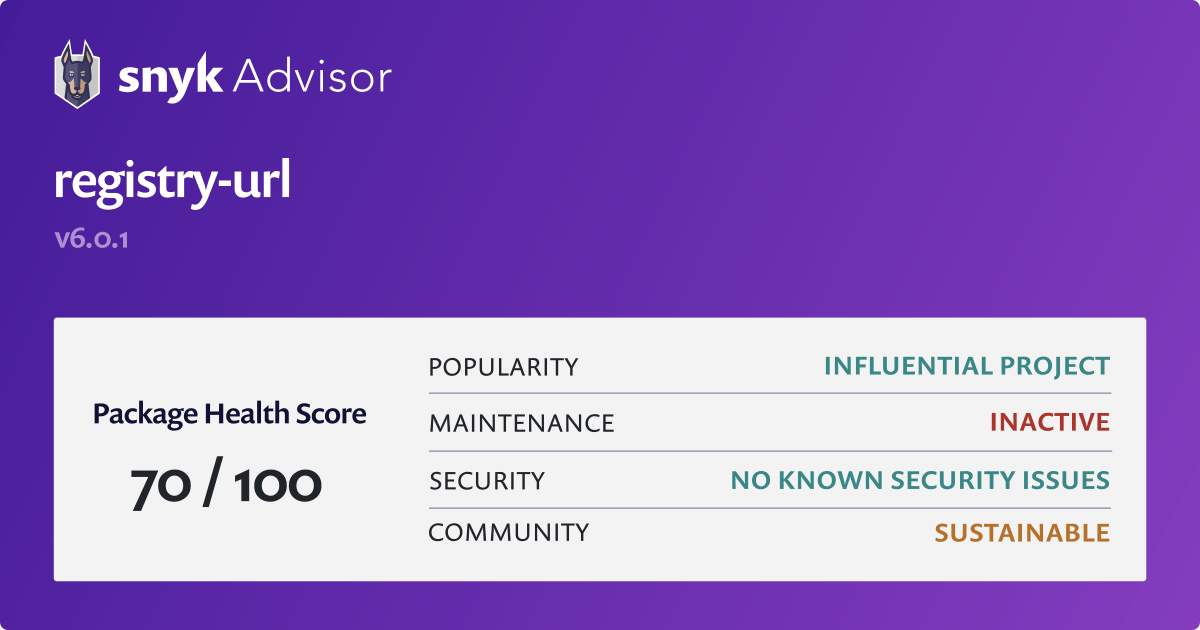 registry-url-npm-package-health-analysis-snyk