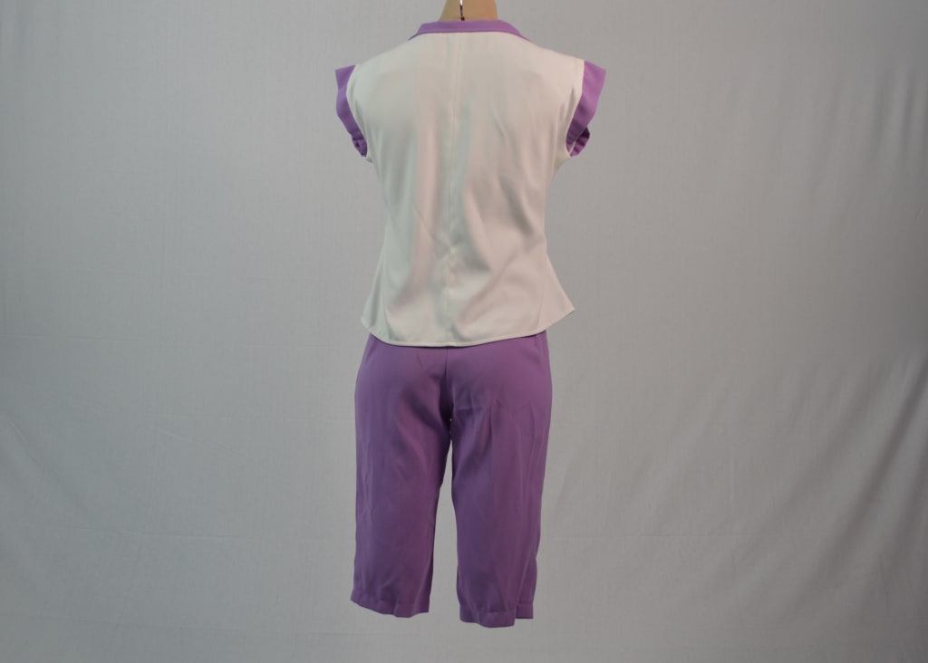 1950s Pastel Pedal Pusher and Blouse