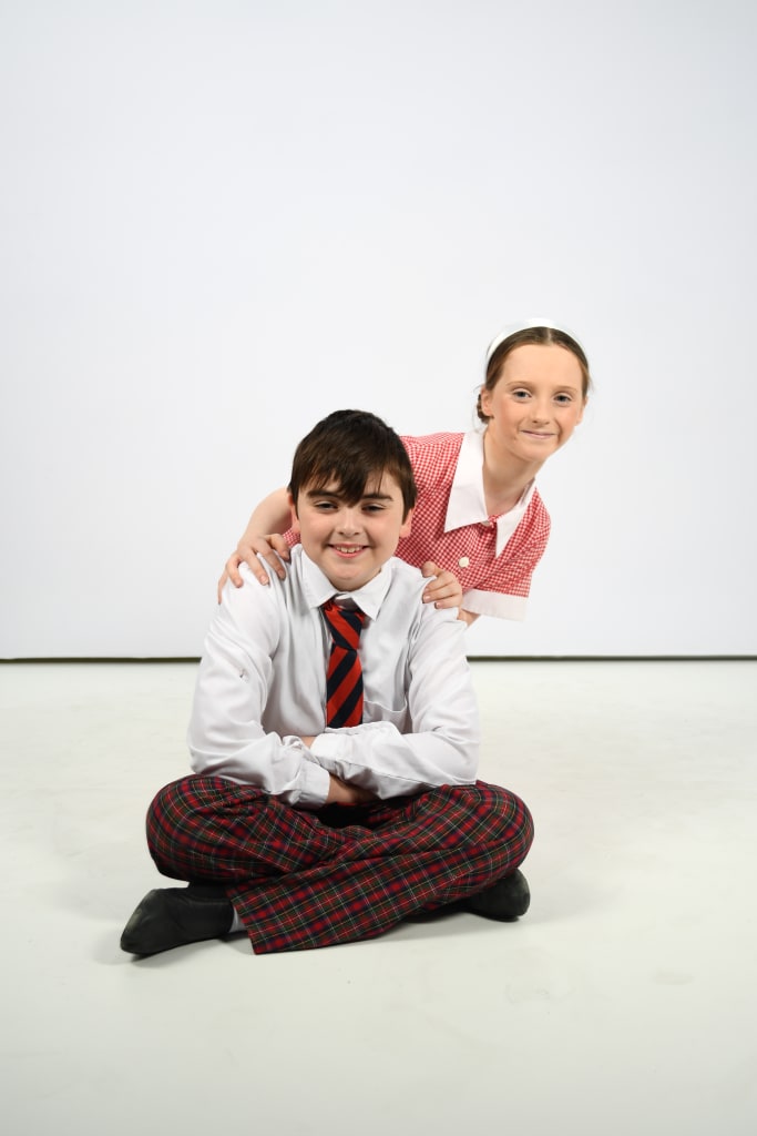 Red Plaid School Boy's Uniform