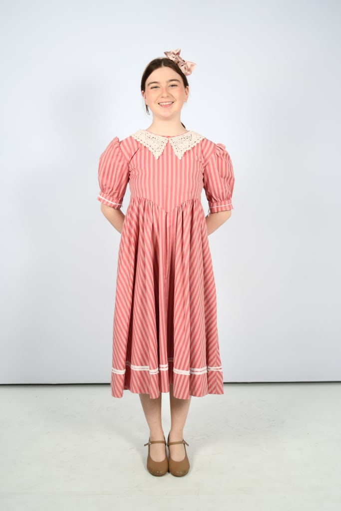 Edwardian Young Girl Pink