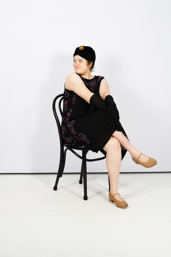 Black Tasseled Flapper Dress