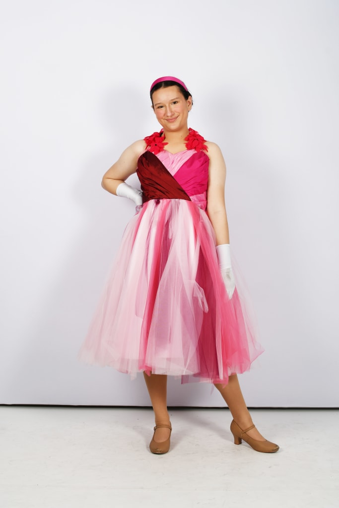 1950s - 1960s Pink Formal Dress