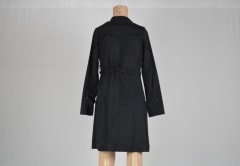 1920s Black Trench Coat