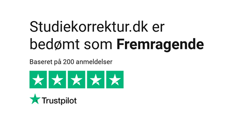 Billig Studiekorrektur - Trustpilot