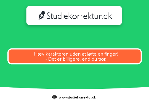 Korrektur af specialer til en god pris