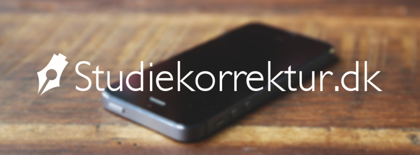 Korrekturlæsning af et dansk speciale