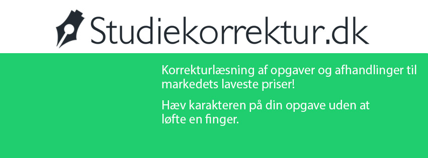 Billig opgavekorrektur