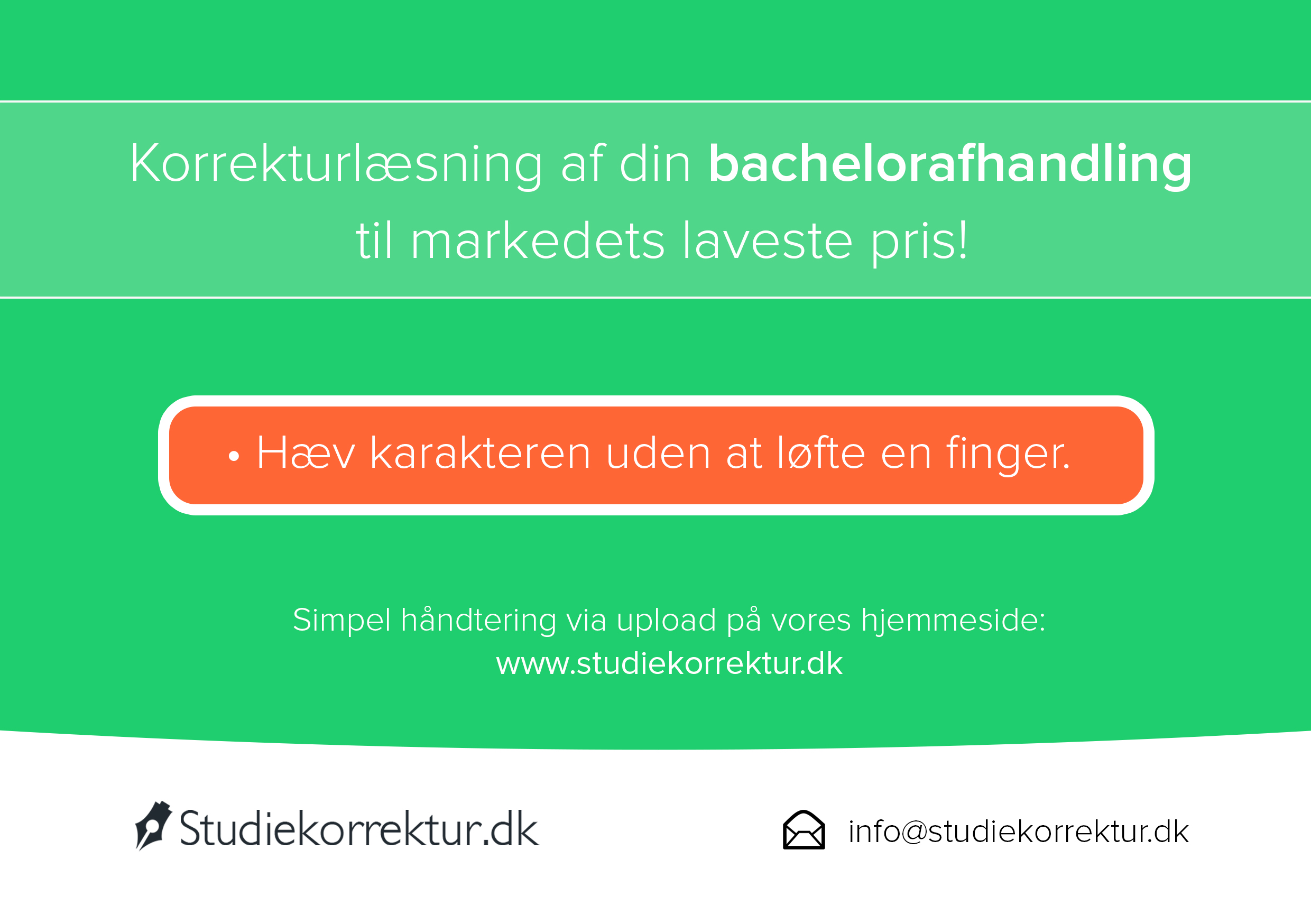 Billig korrektur hos Studiekorrektur