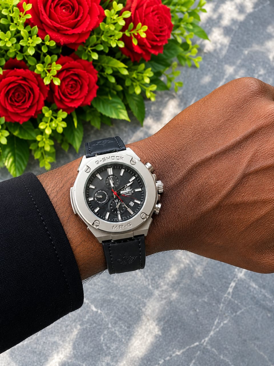 Men's Square-Case Chronograph Watch