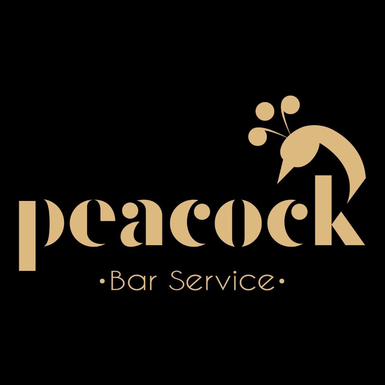 Peacock bar service logo