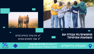 Job image for מועדפת!מעון לנערות בסיכון גבוה -מדריכי.ות ערב!