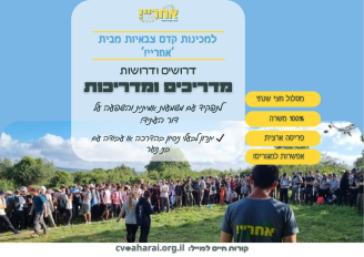 Job image for מדריכים ומדריכות למכינות "אור"