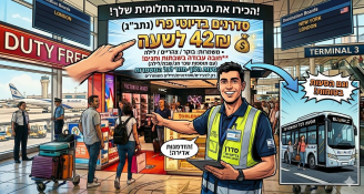 Job image for סדרנים/יות לנתב"ג בוקר בלבד+ הסעות🚕! 