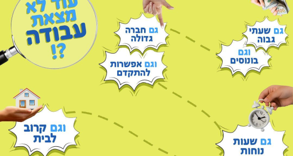 שכר בסיס 45 ש"ח לשעה ובונוסים גבוהים!!!