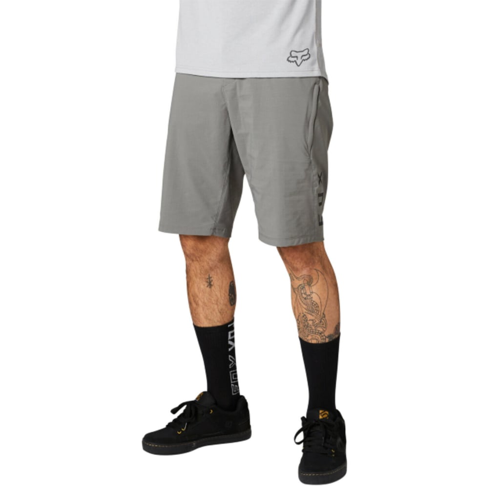 Fox Ranger MTB Shorts with Liner - Pewter Grey 25128-052
