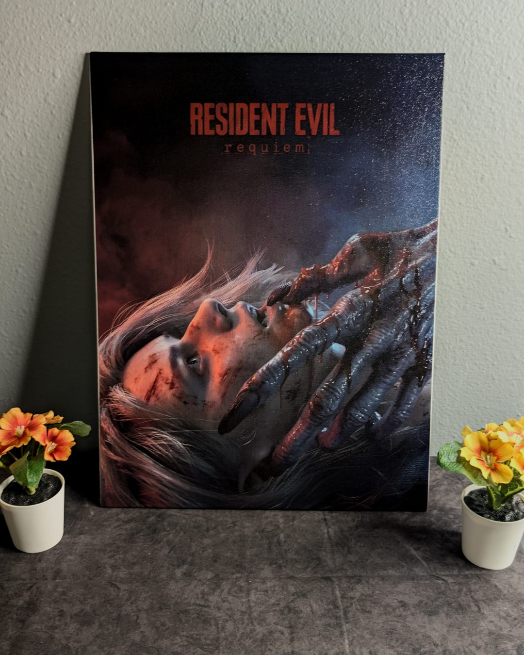 Resident Evil Requiem Survival Horror Wall Art