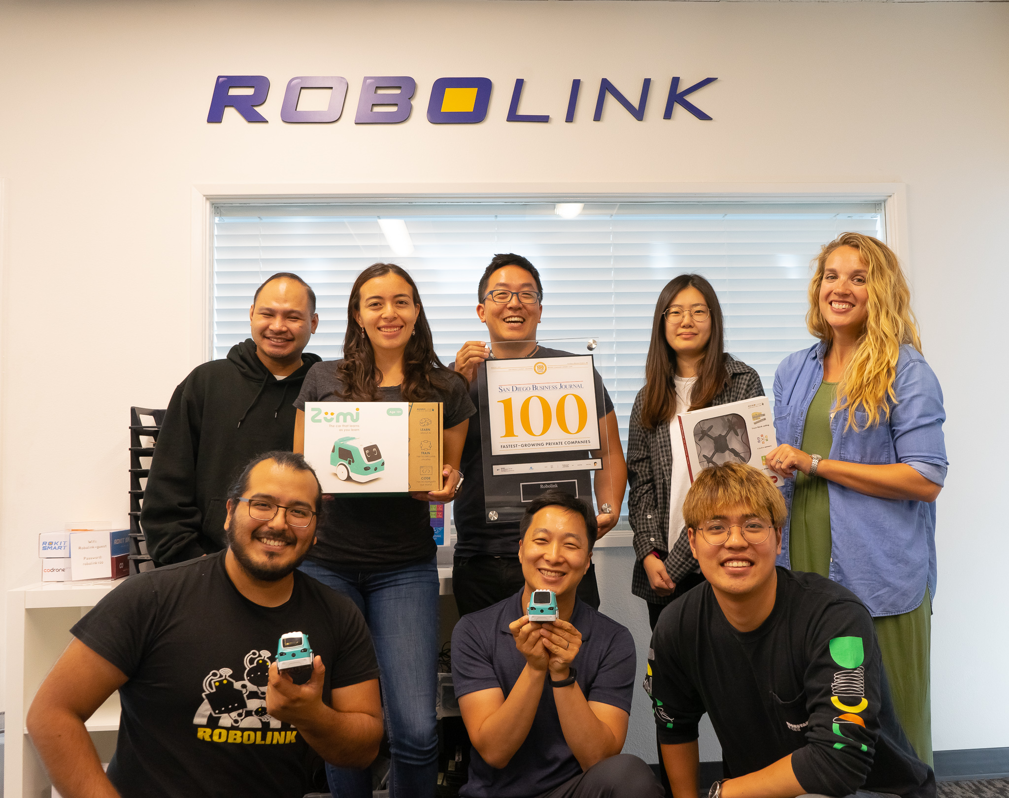 Robolink was selected as 2019 fastest growing company in San Diego
