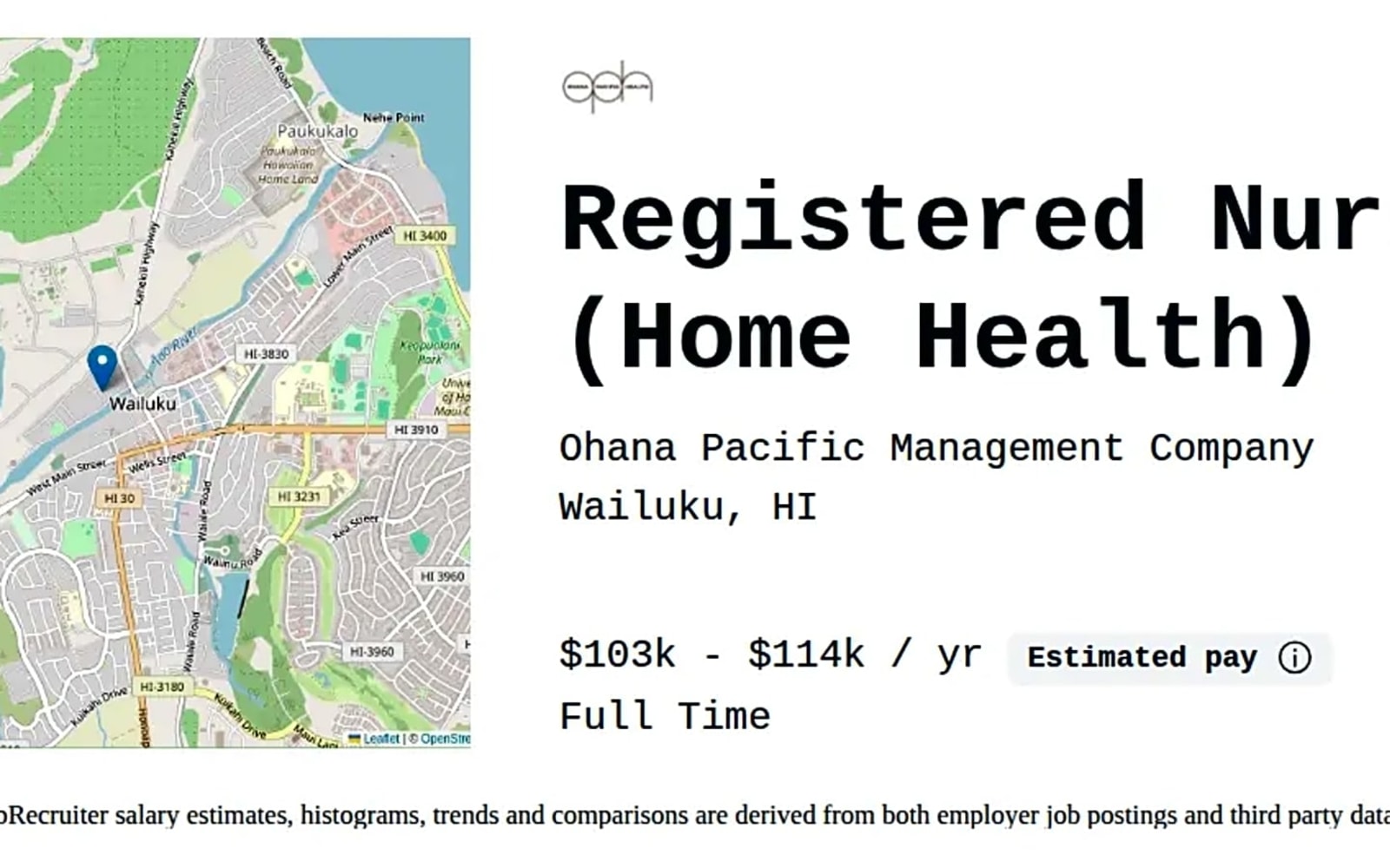 Ohana Pacific Management Company workplace