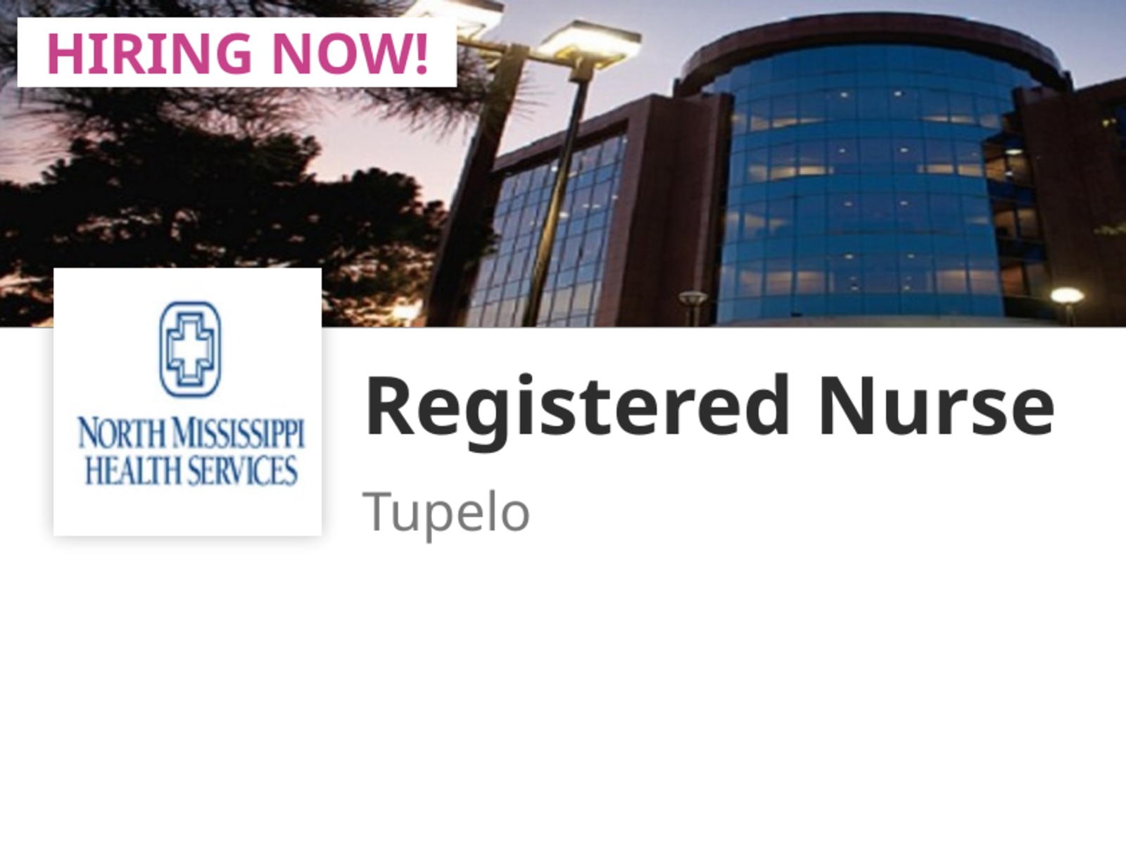 North Mississippi Medical Center workplace