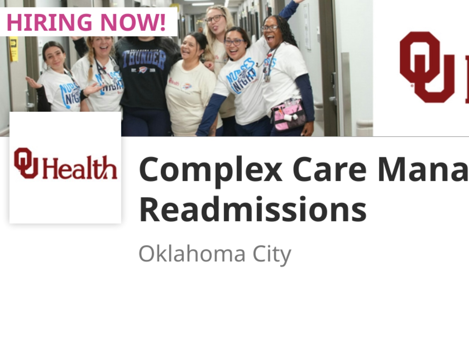 OU Health workplace