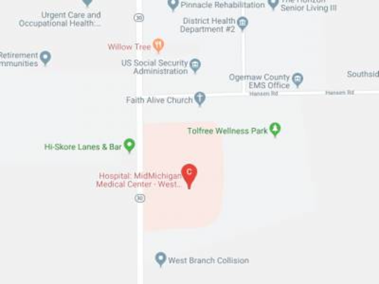 Villa at West Branch workplace
