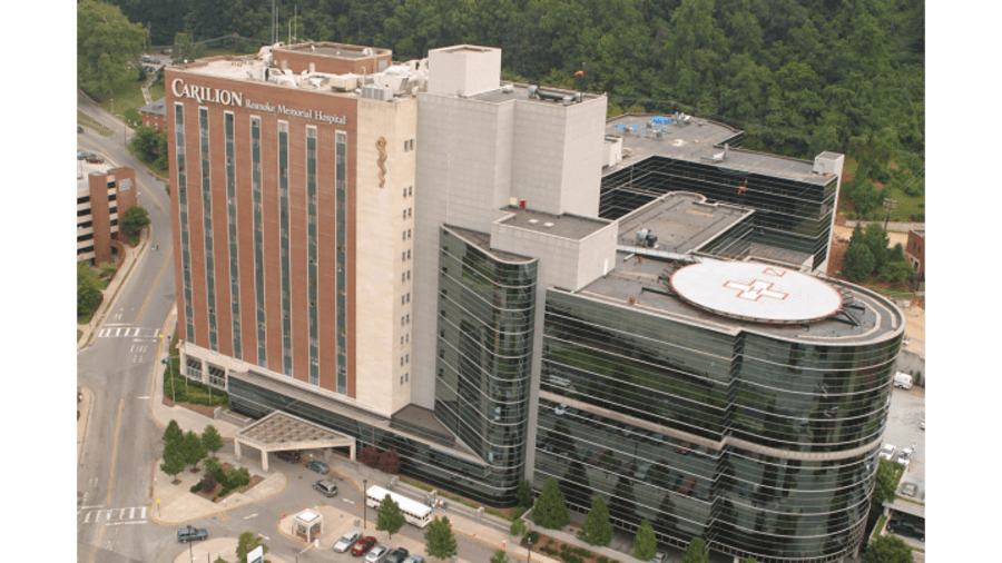 A photo of Carilion Roanoke Memorial Hospital