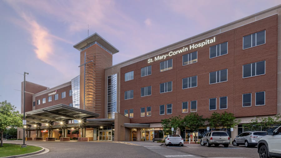 A photo of St Mary Corwin Hospital