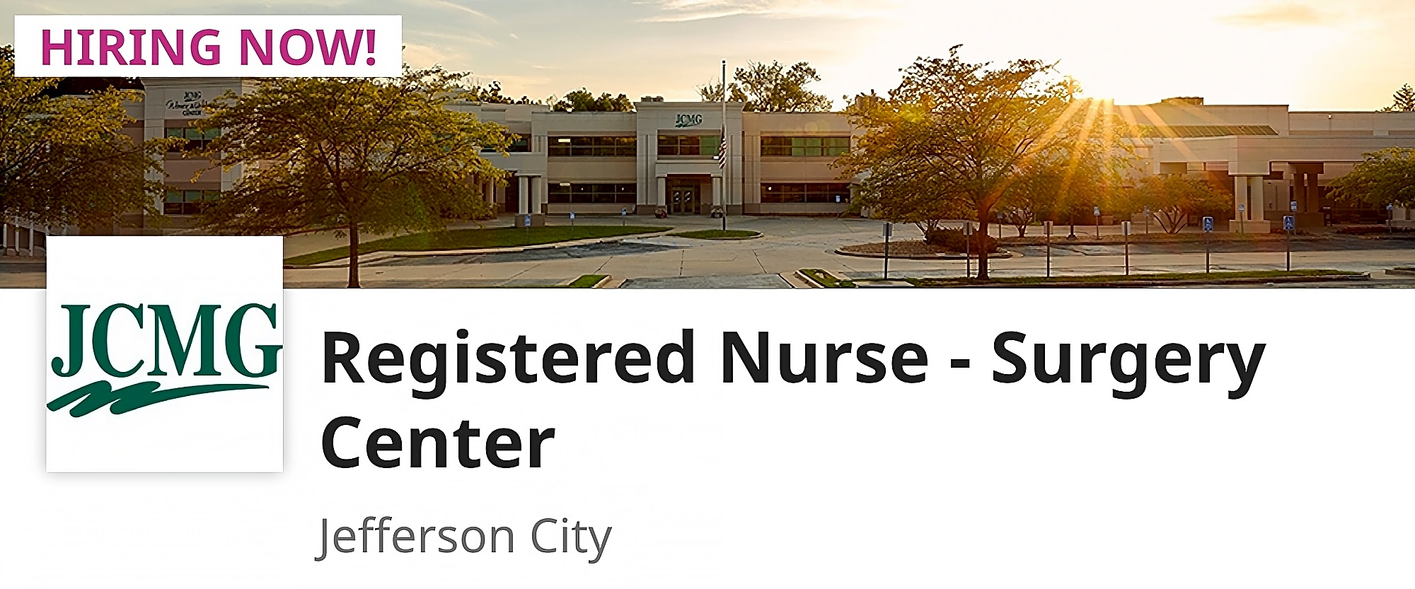 Jefferson City Medical Group (JCMG) workplace