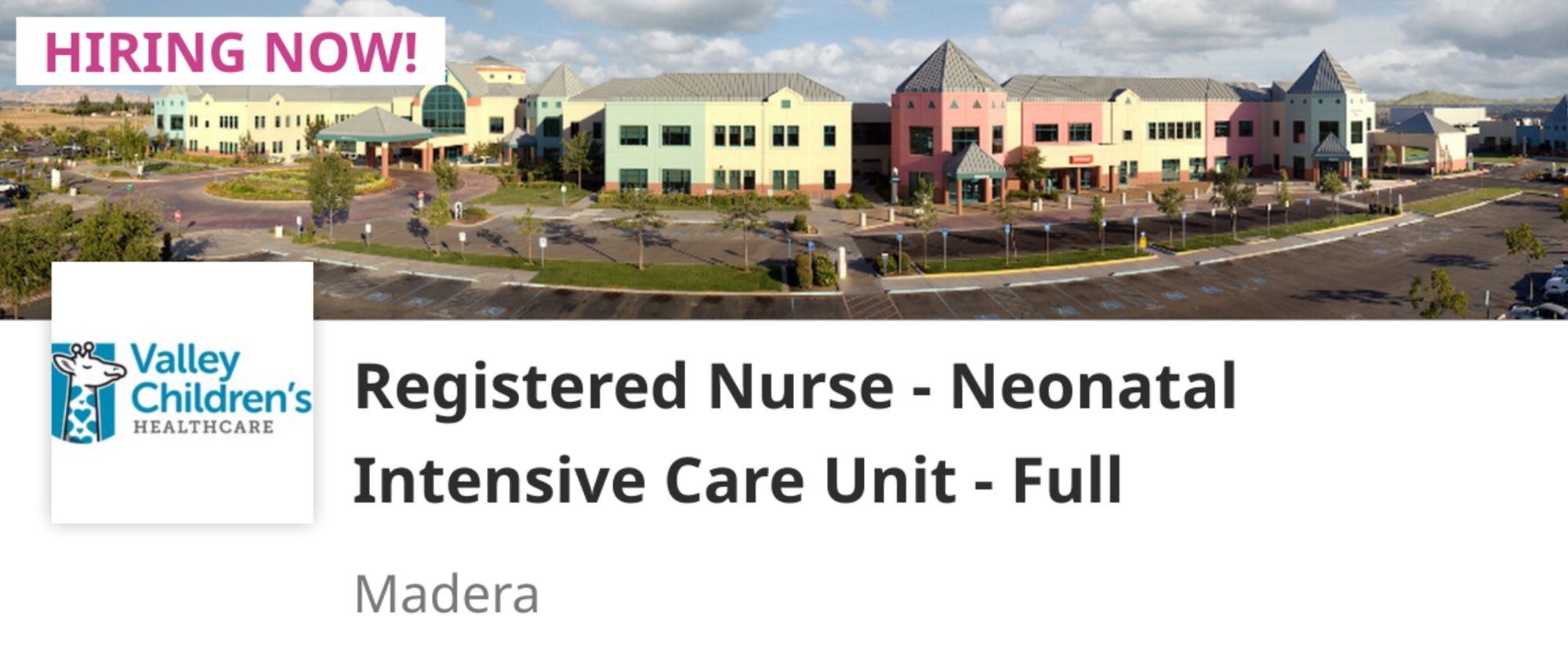 Valley Children's Healthcare workplace