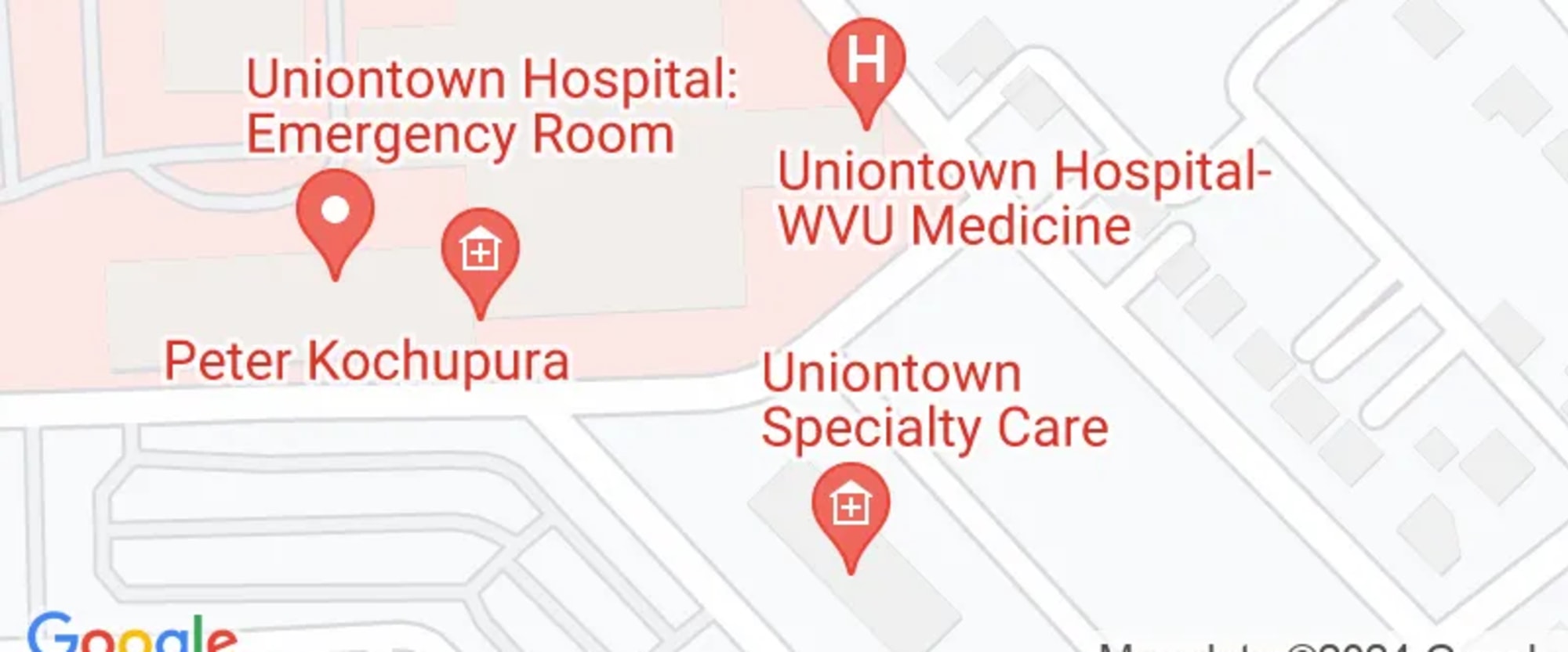 WVU Medicine Uniontown Hospital workplace