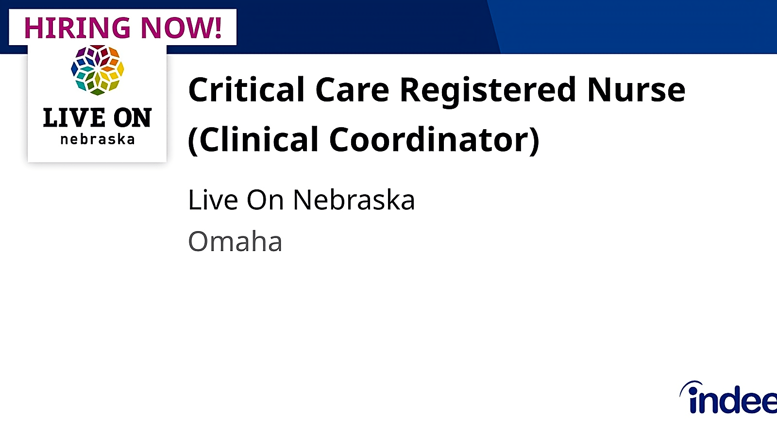 Live On Nebraska workplace