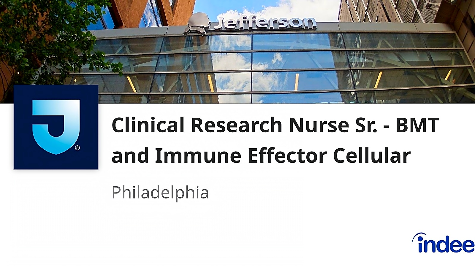 Thomas Jefferson University and Hospitals workplace