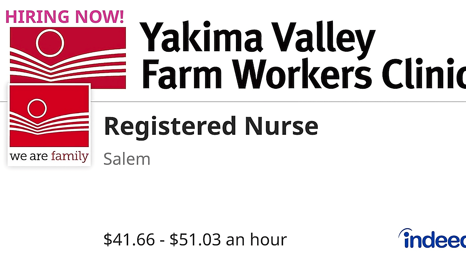Yakima Valley Farm Workers Clinic workplace