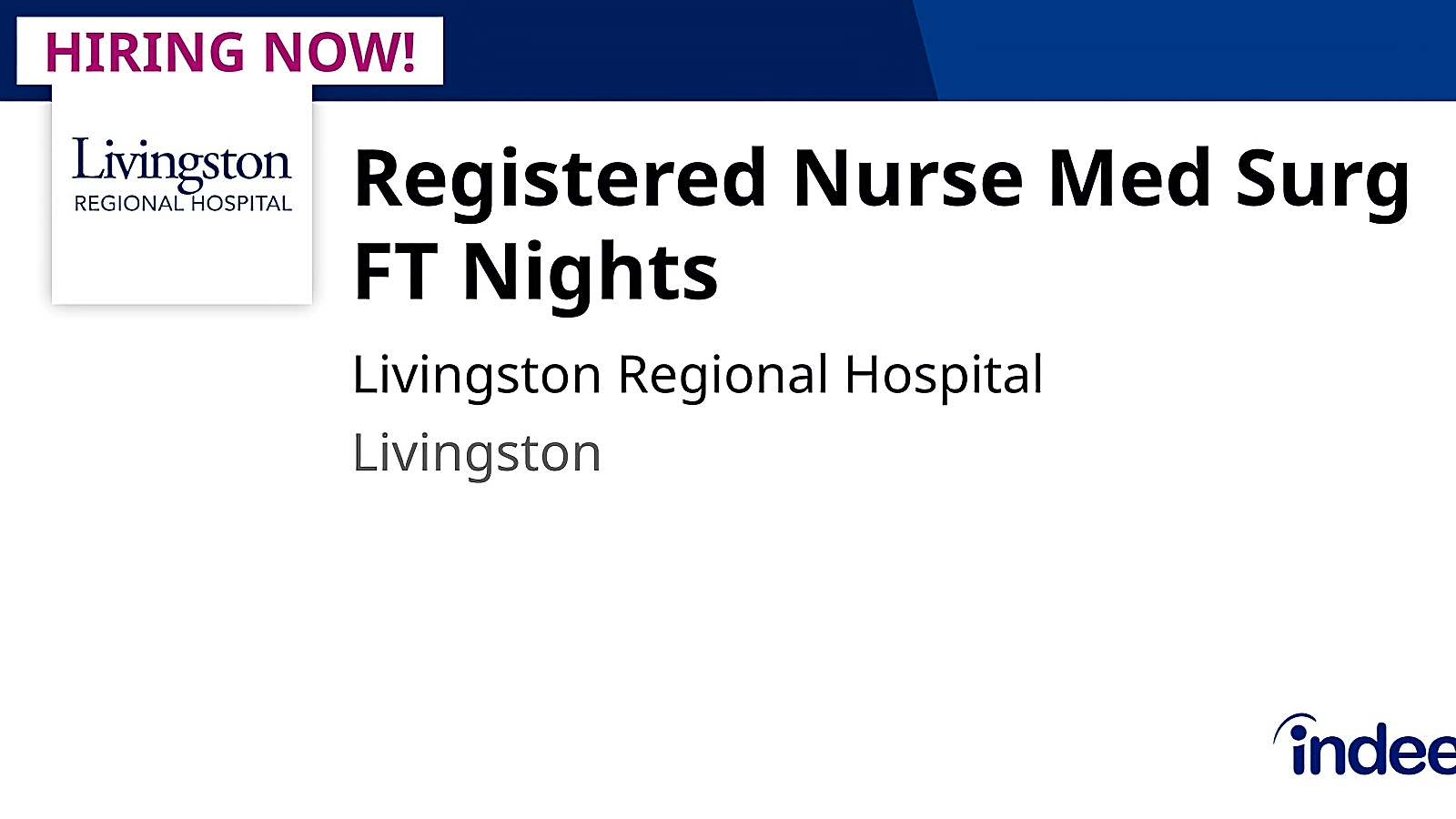 Livingston Regional Hospital workplace