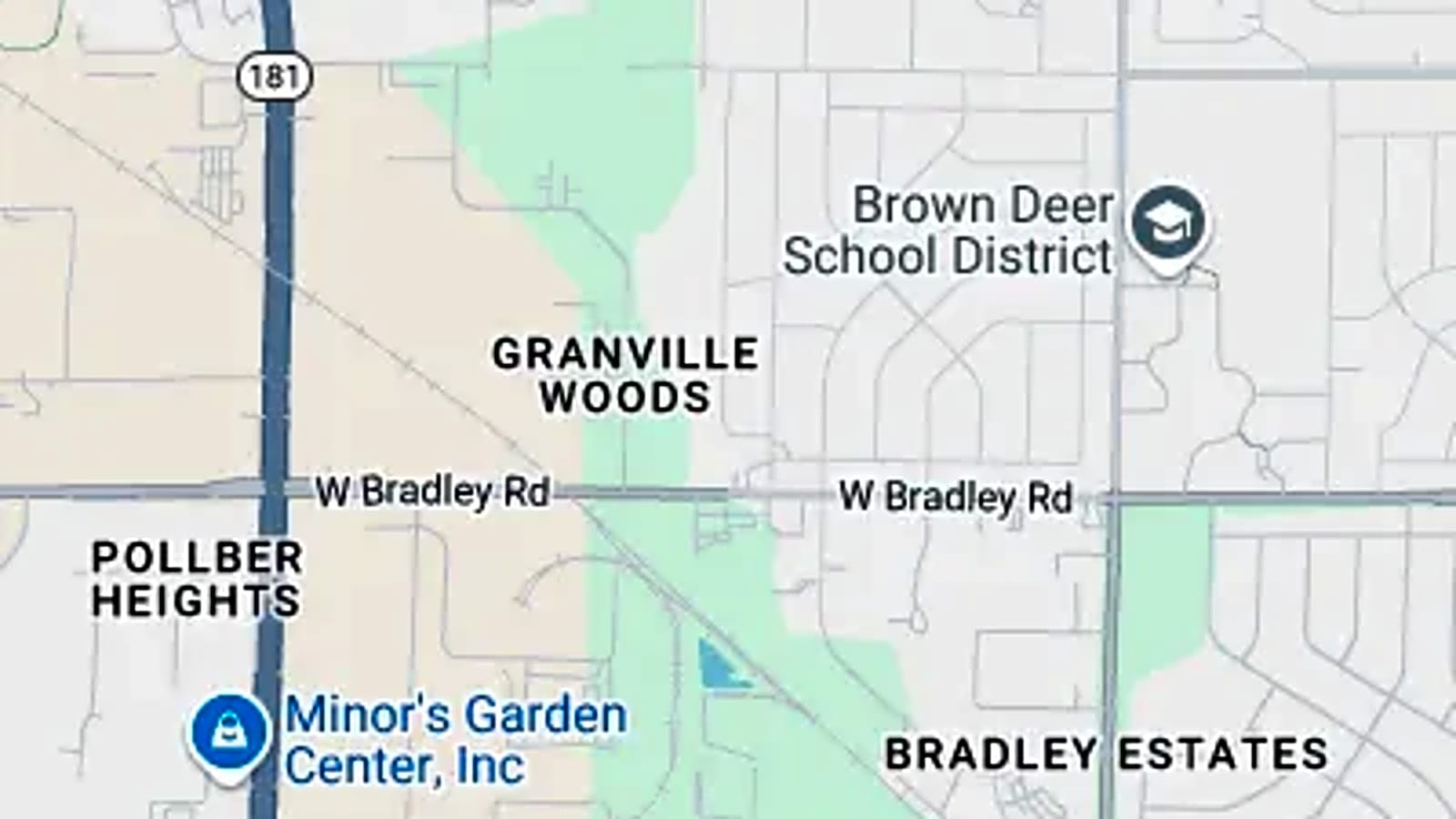 Bradley Estates Nursing and Rehab local area