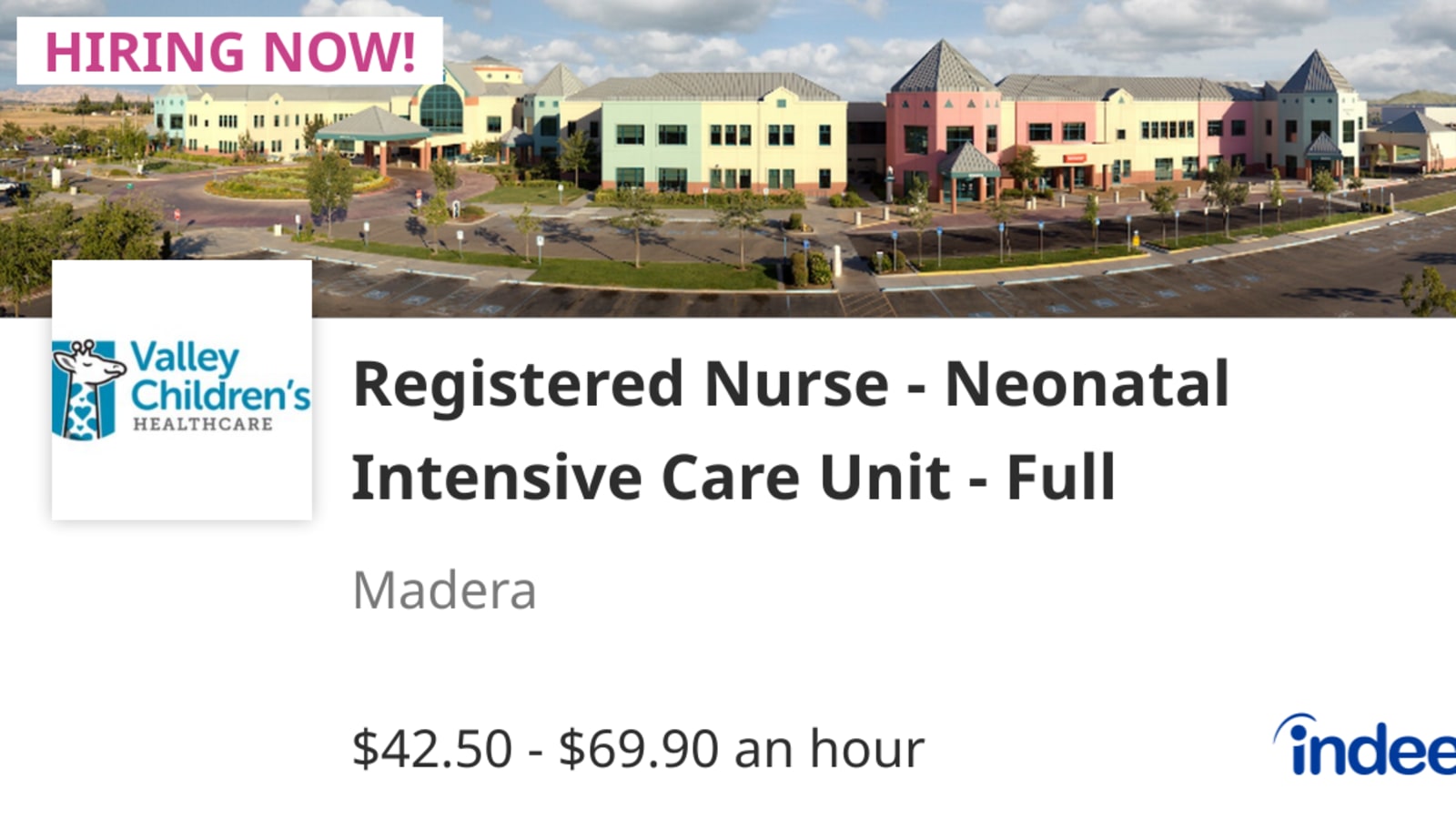 Valley Children's Healthcare workplace