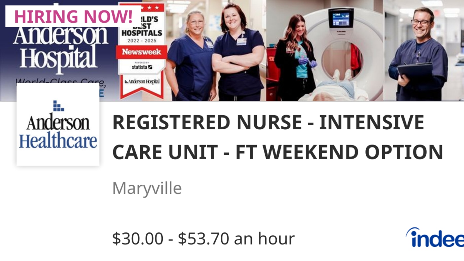 ANDERSON HOSPITAL workplace