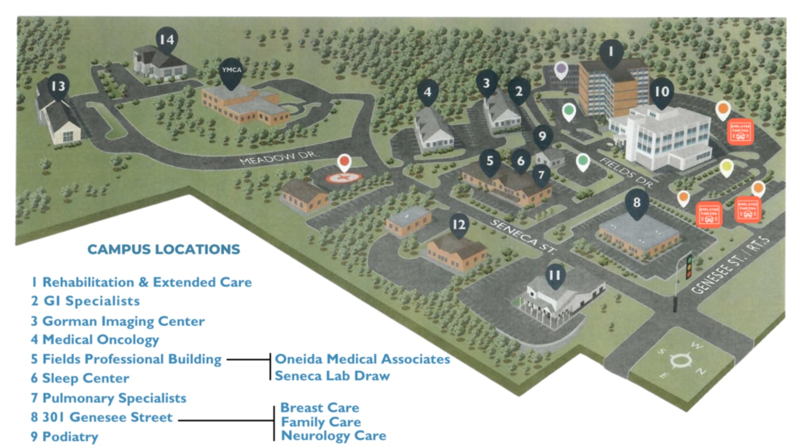 Oneida Health workplace