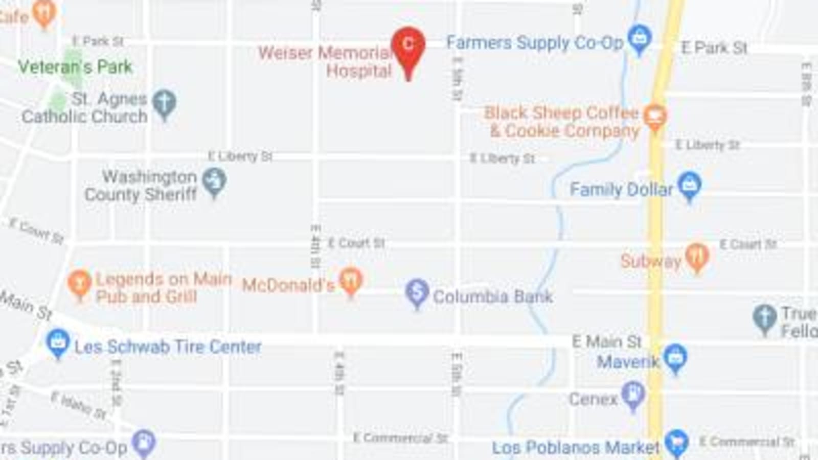 A photo of Weiser Memorial Hospital