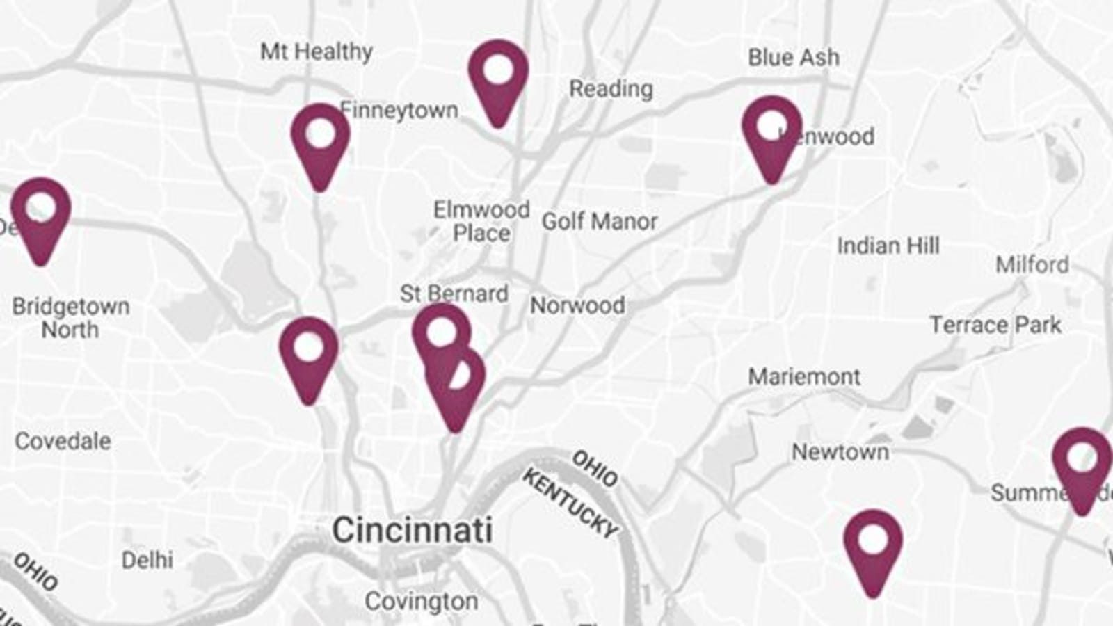 Cincinnati Children's Hospital local area