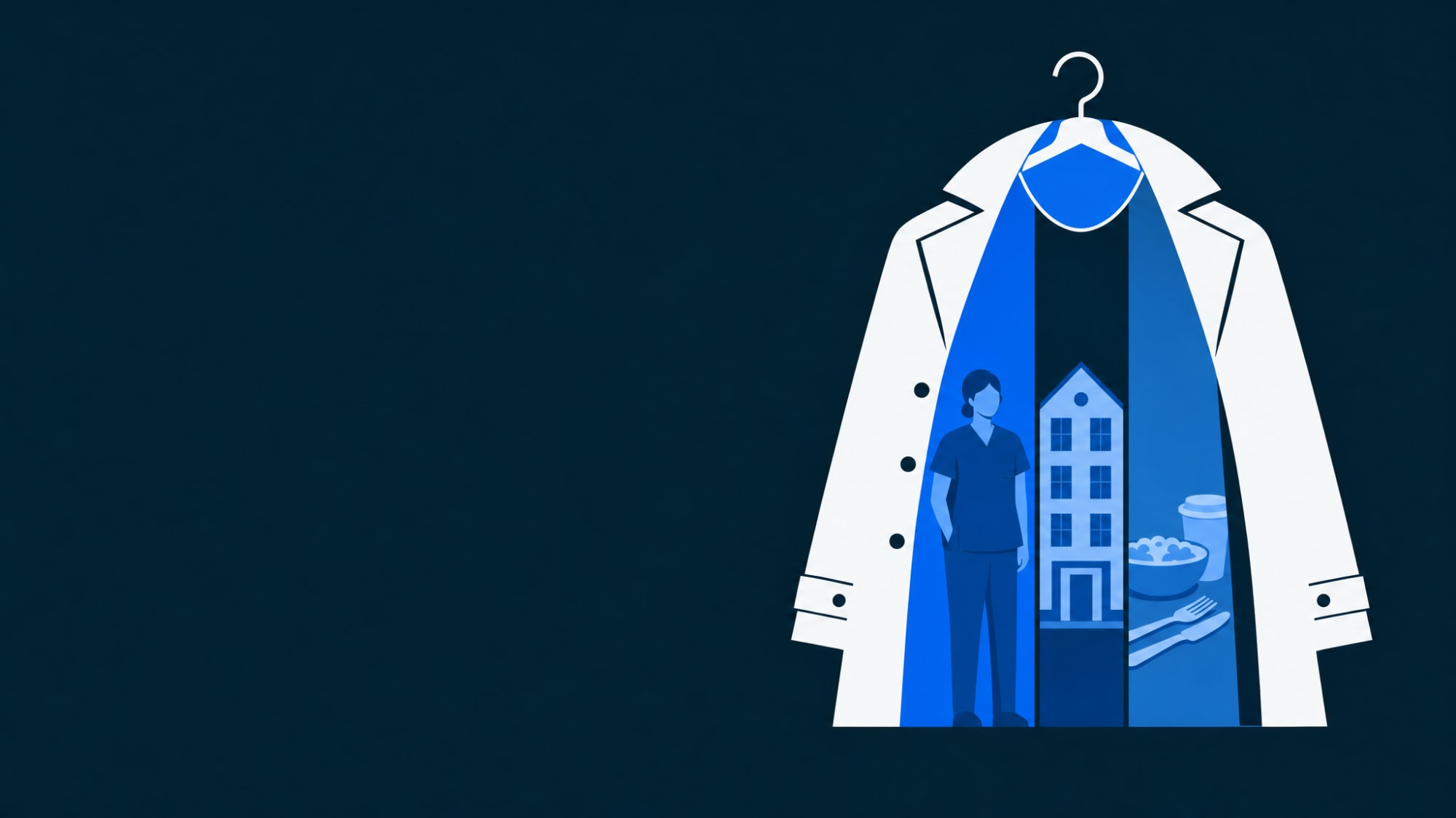 A calendar and notes for comparing a travel-nurse pay package