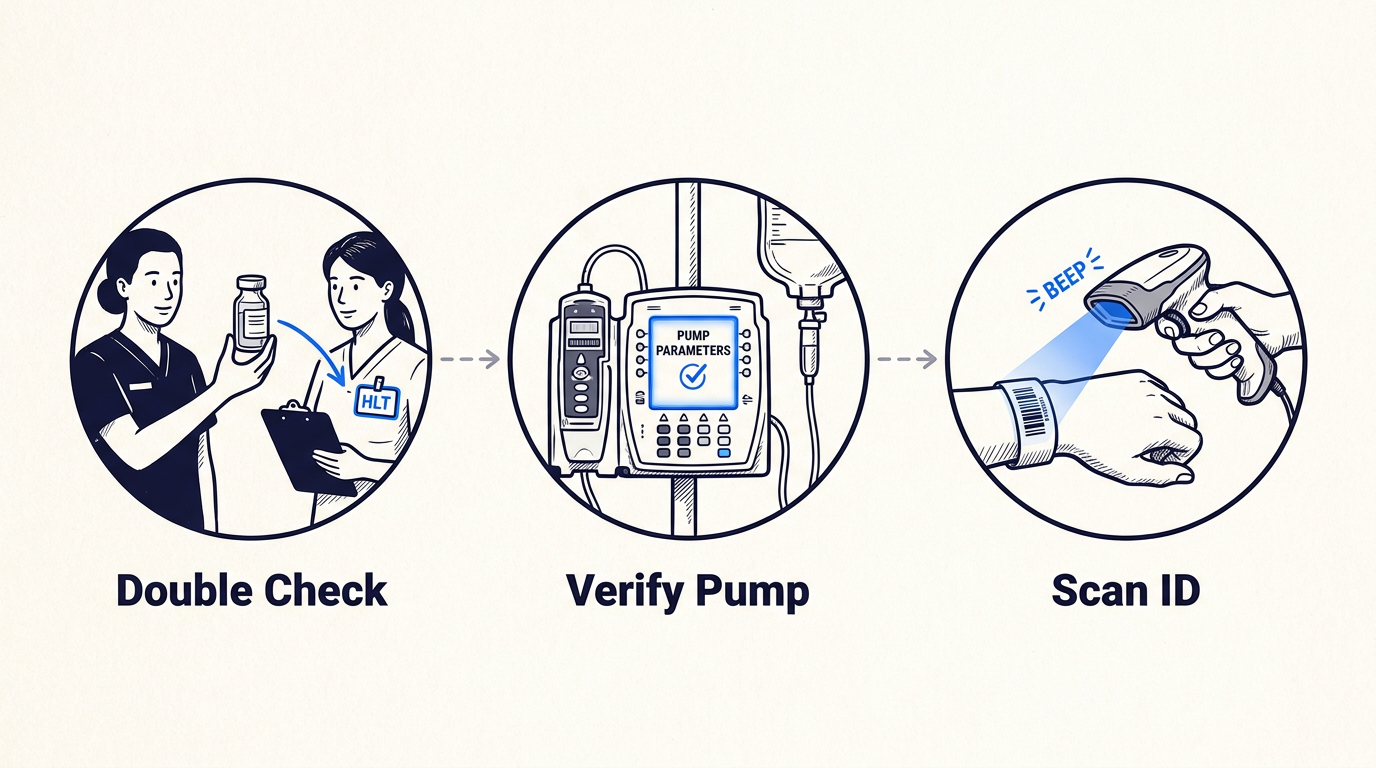 The three high-alert habits worth memorizing explanatory figure