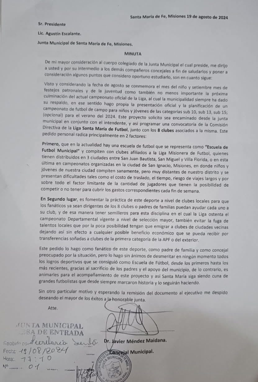 El Dr. Javier Méndez presentó sus propuestas para Santa María de Fe en Radio Nuevo Amanecer. Imagen 2