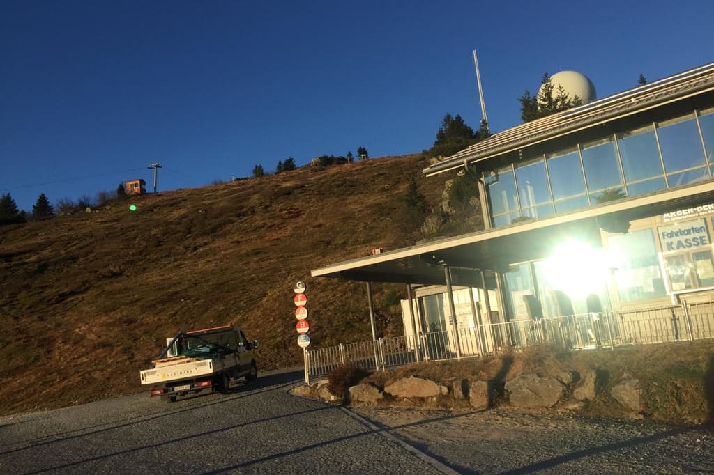 Trockenbauarbeiten auf dem Arber!